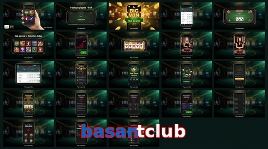 Main screen of Basantclub bet page for PK players