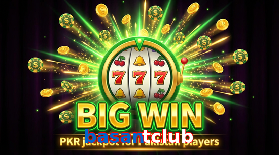 Big win animation on Basantclub slot game